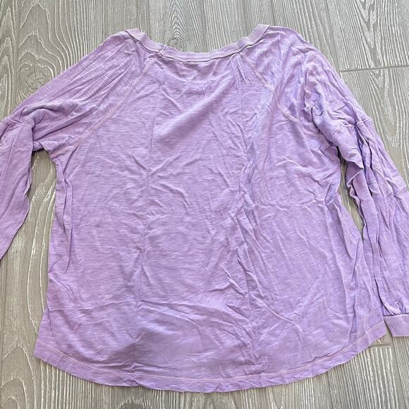 Splendid Women's Long Sleeve Winter Knit Tops Scoop Neck Purple Size Large - Picture 4 of 8